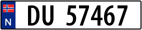 Truck License Plate